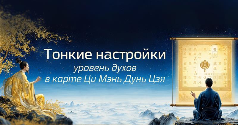 Тонкие настройки: уровень духов в карте Ци Мэнь Дунь Цзя. .<br />Преподаватель: <strong>Zolotareva Anna</strong>